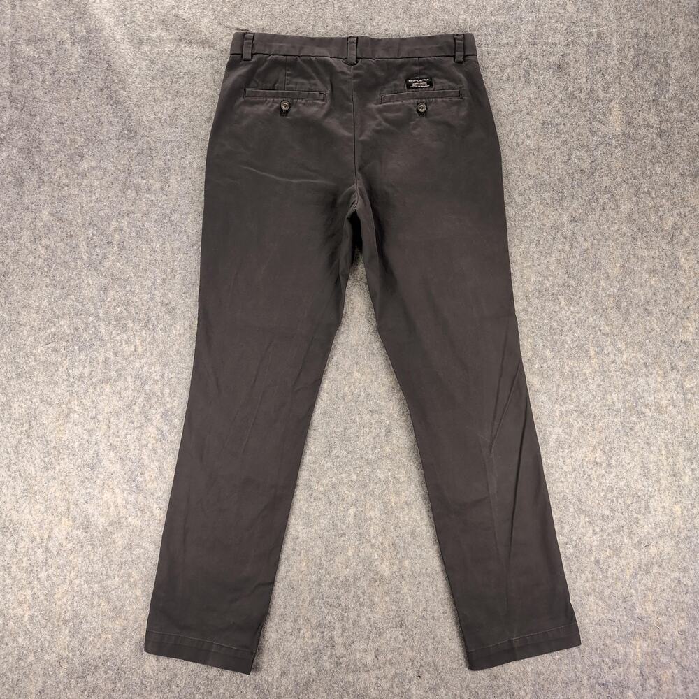 Banana Republic Pants Mens 32x32 Black Aiden Chino Slim Fit Stretch Casual - Picture 2 of 9